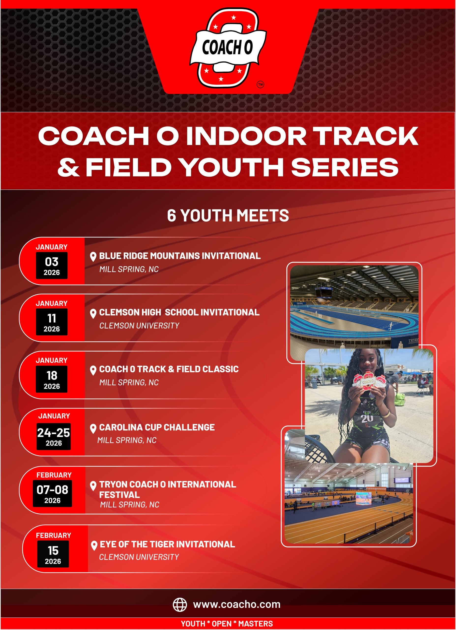 Coach O Indoor Track & Field Youth Series