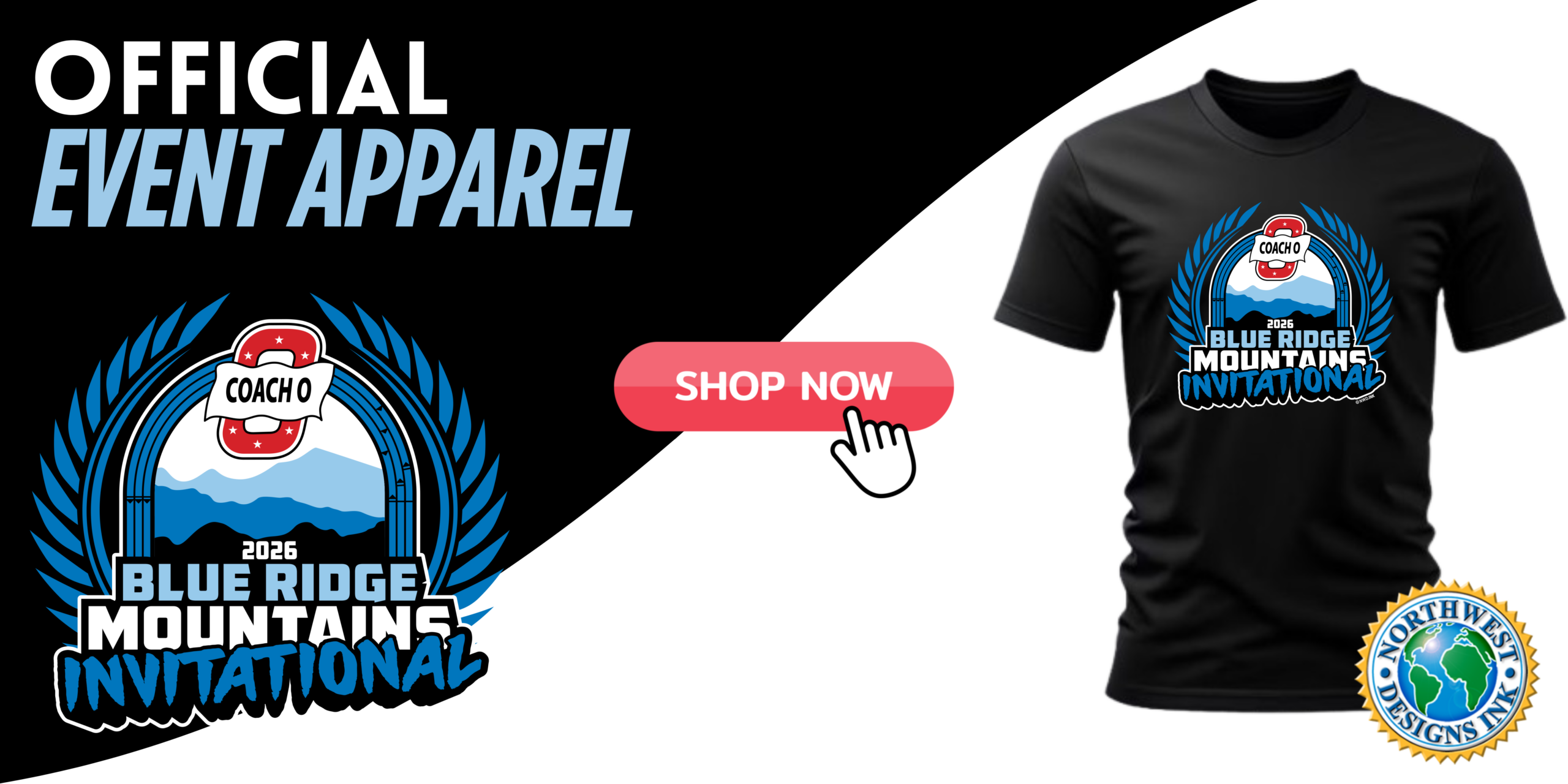 Official Blue Ridge Mountains Invitational Event Apparel